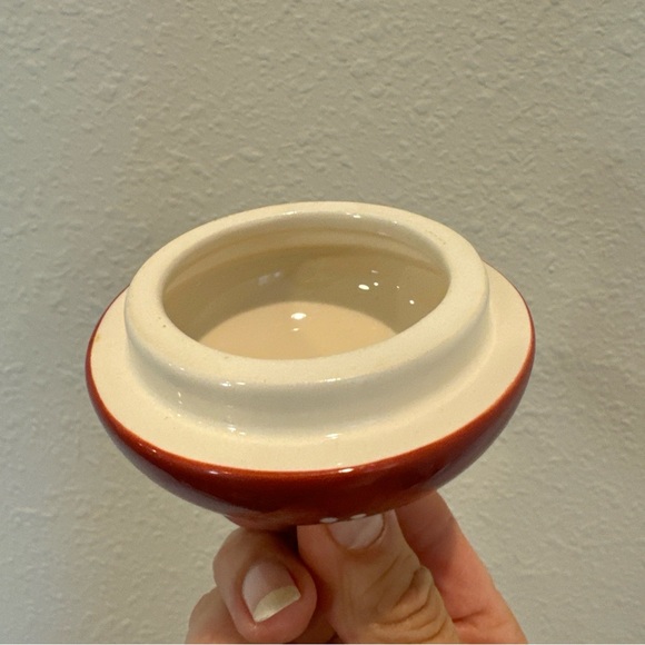 Vintage Bienvenue Yellow and Red Floral Ceramic sugar bowl and creamer s… - Picture 6 of 10